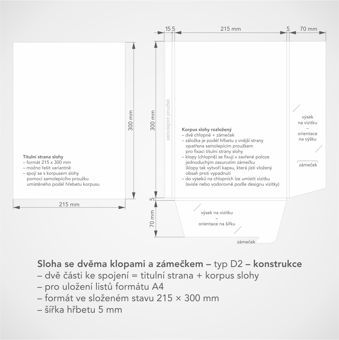 SLOHA – 2 KLOPY A ZÁMEČEK – D2-001a