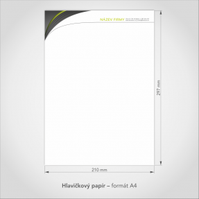 HLAVIČKOVÝ PAPÍR – H-001c