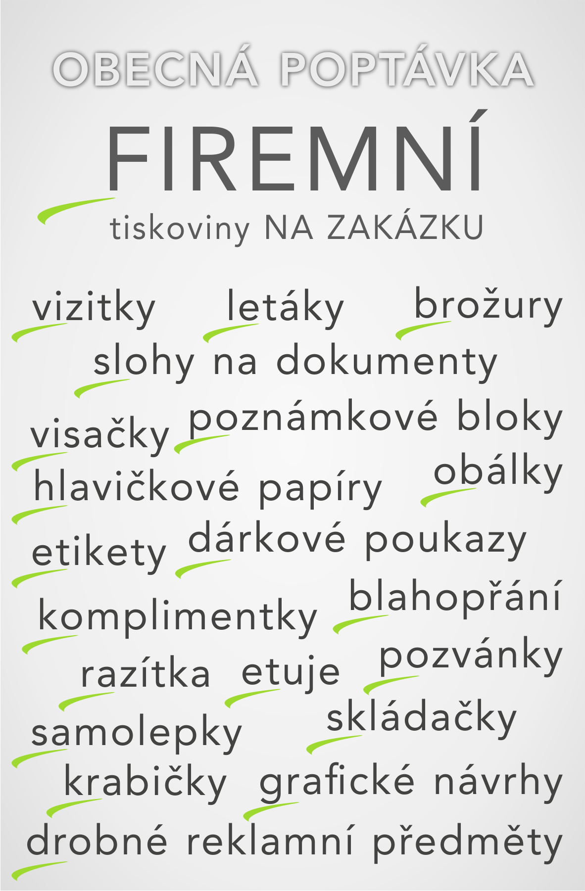 firemní tiskoviny na zakázku firemní tiskoviny na zakázku