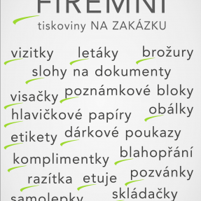 firemní tiskoviny na zakázku firemní tiskoviny na zakázku